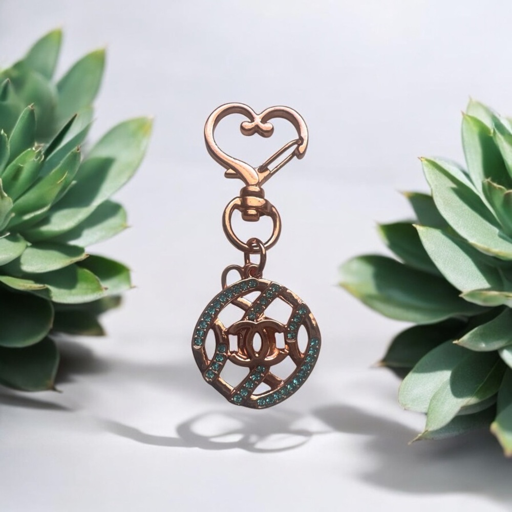 Heart Keychain with Logo